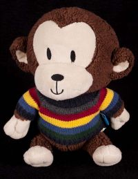 The Childrens Place TCP Monkey w/ Rainbow Sweater Plush Boy Girl